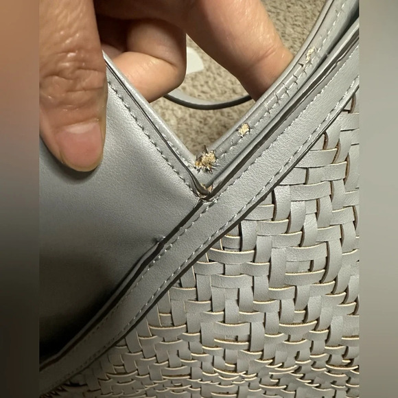 Sole Society Chic Gray Hobo Bag with Quilted Texture - Picture 7 of 13